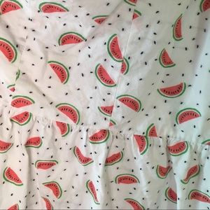 Anthropologie HD in Paris watermelon print dress